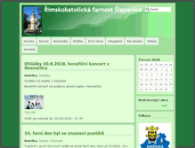Tablet Screenshot of farnostslapanice.cz